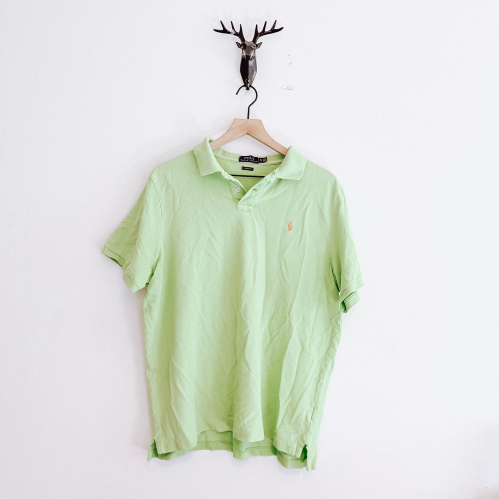 Polo Ralph Lauren Polo Lome Green Classic Fit Men's Polo Shirt Size XL